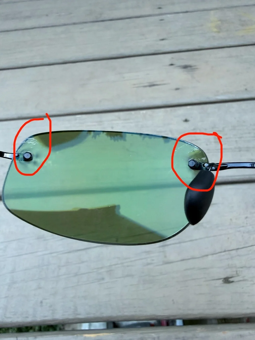 Maui Jim Honolua Bay MJ-516-02 rimless polarized sunglasses
